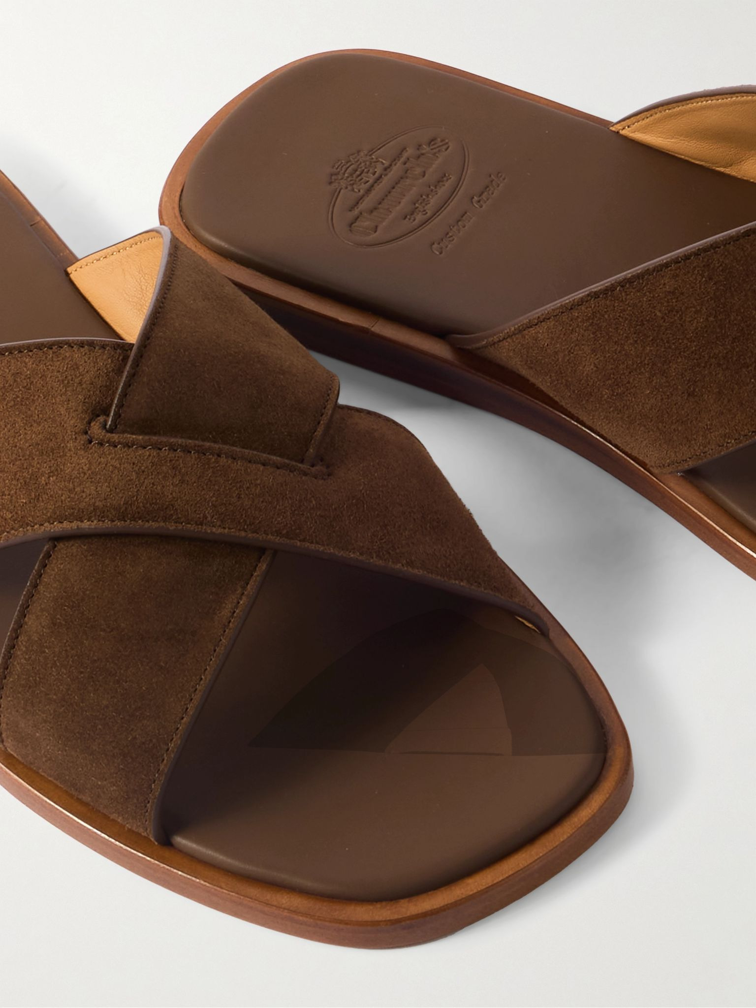 Ockley Suede Sandals Brown - 5
