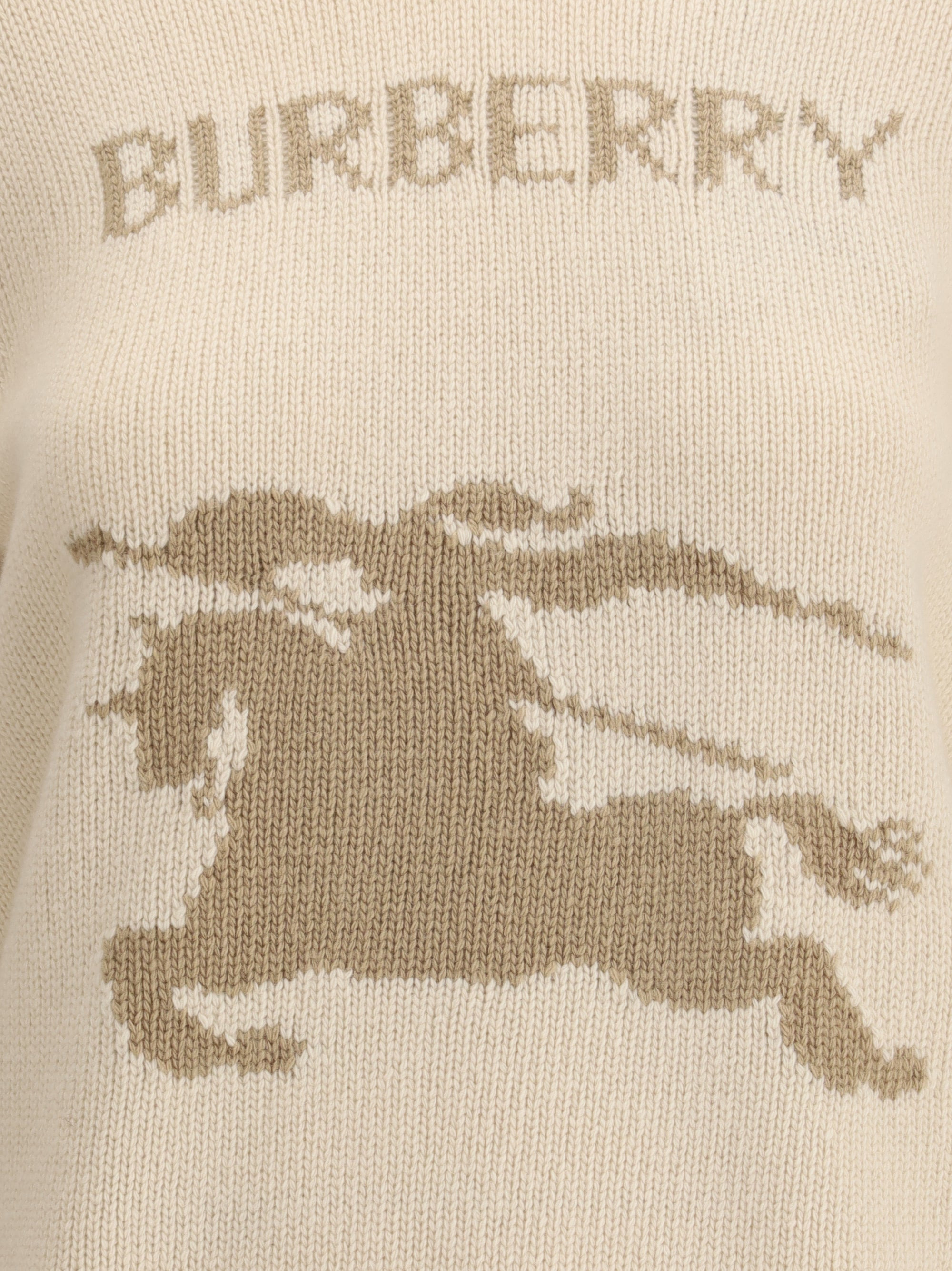 Burberry Women Equestrian Knight Wool Sweater - 3