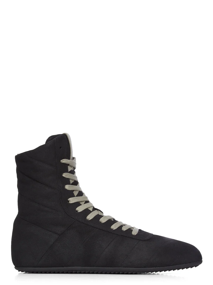 QUILTED MINIMAL HIGH SNEAKS - 1