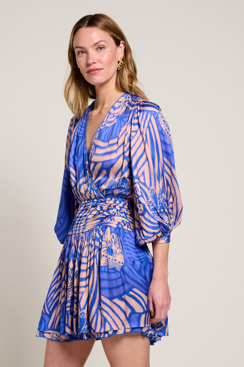 Mini Dress Colleen - Blue Japonism 5