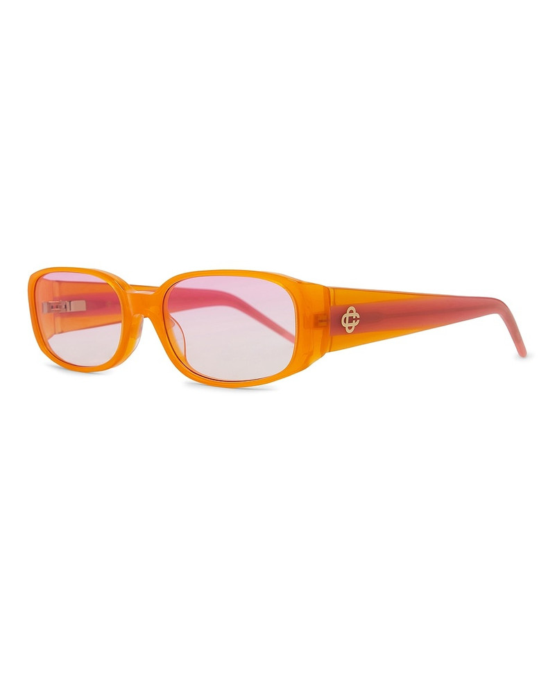 CASABLANCA Oval Stripe Sunglasses outlook