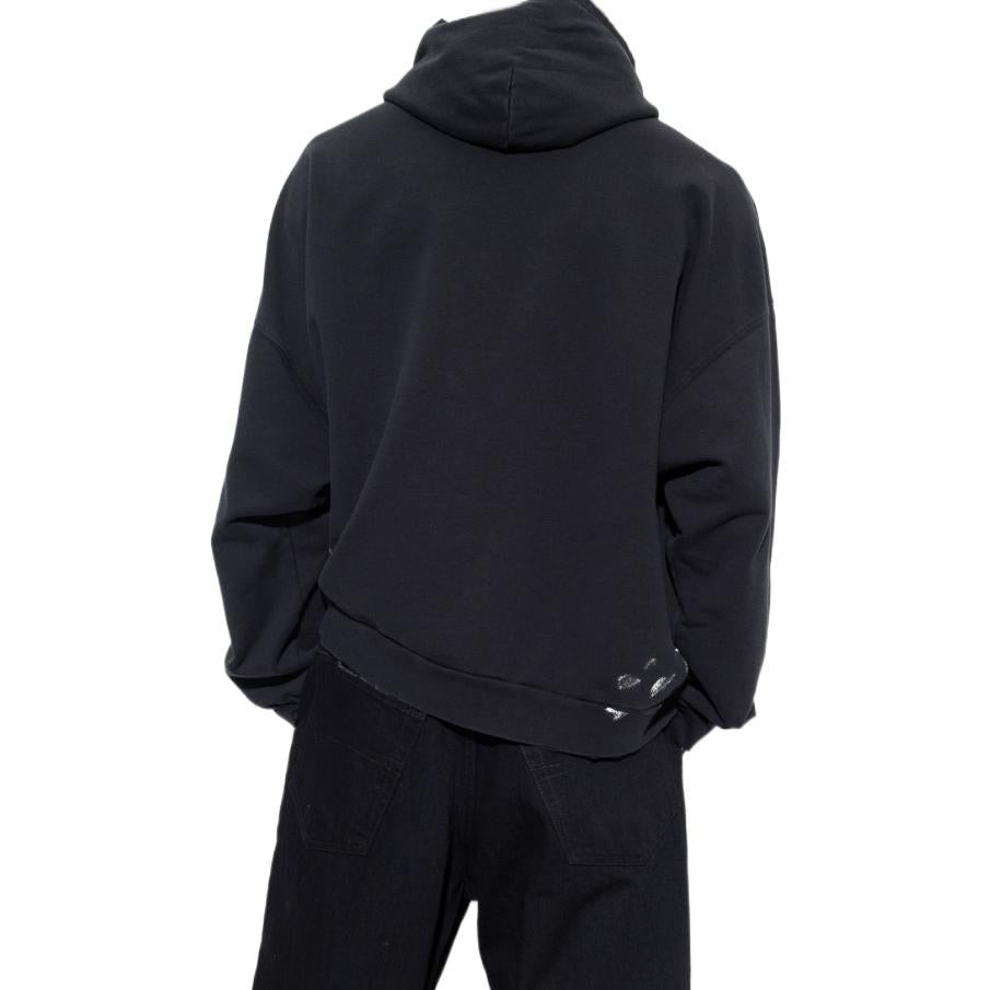Balenciaga 90/10 Hoodie Wide Fit 'Washed Black' 674986TMVH41055 - 5