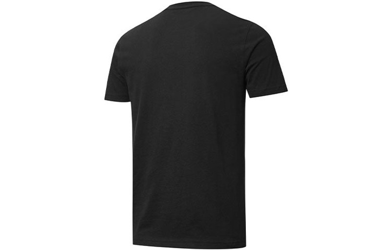PUMA PUMA Metallic Logo T-Shirt 'Black Gold' 587587-01 outlook
