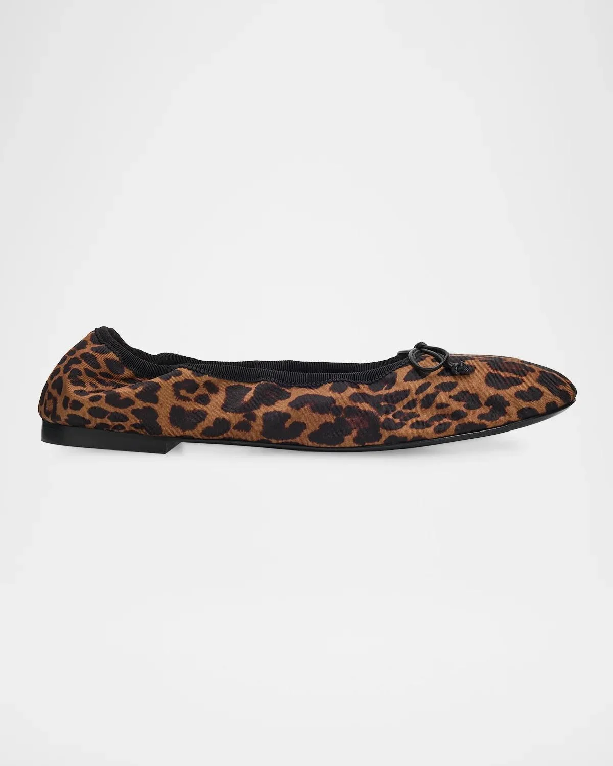 Nia Leopard Grosgrain Ballerina Flats - 1