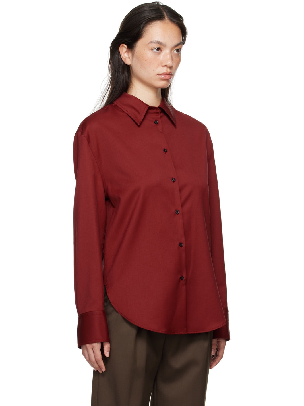 Burgundy Eliana Shirt - 2
