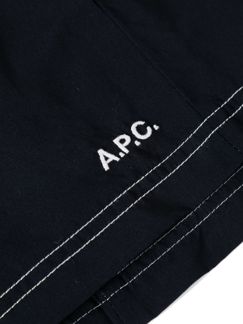 logo-embroidered swim shorts - 3