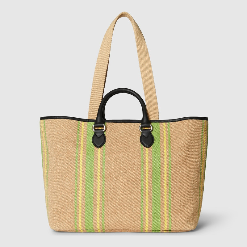 Large tote bag with Gucci embroidery 4