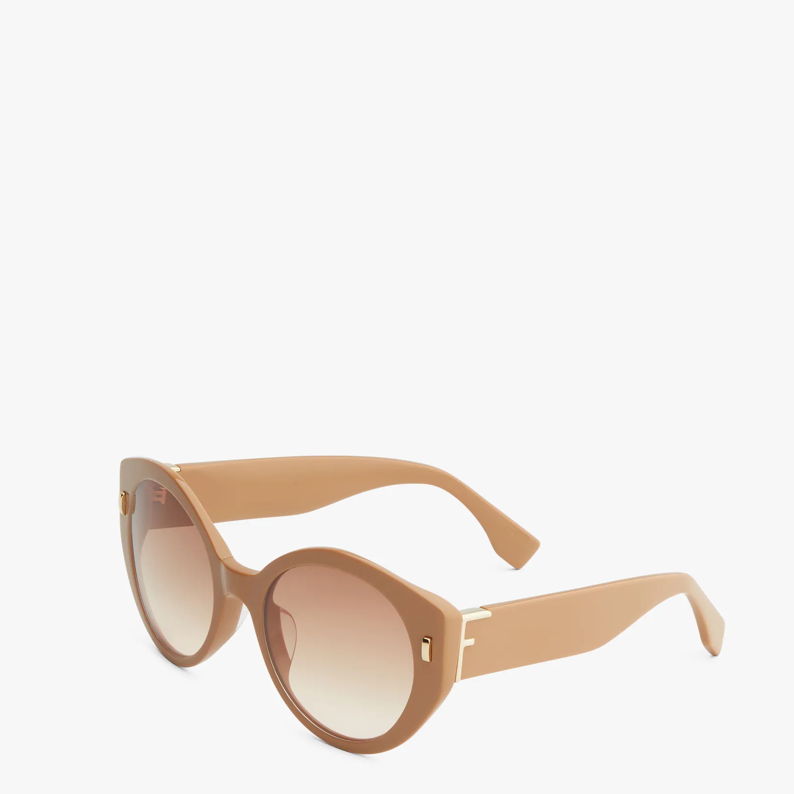 Beige acetate sunglasses - 2