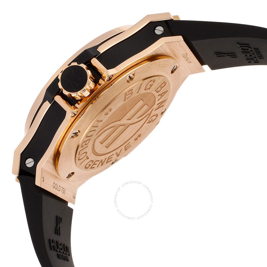 Hublot Big Bang Gold Pave Diamond Black Dial 18 kt Rose Gold Ladies Watch 361.PX.1280.RX.1704 - 5