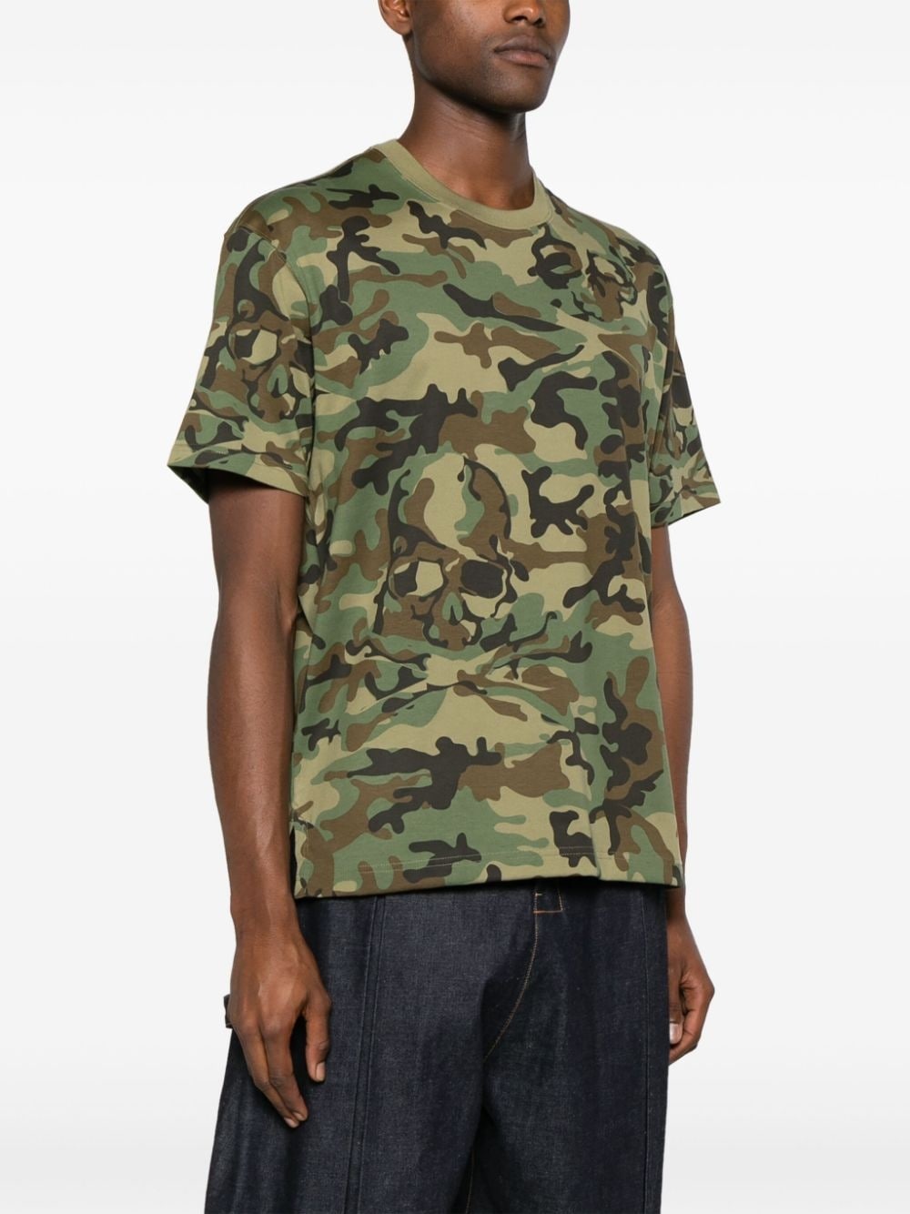 camouflage-pattern cotton T-shirt - 3