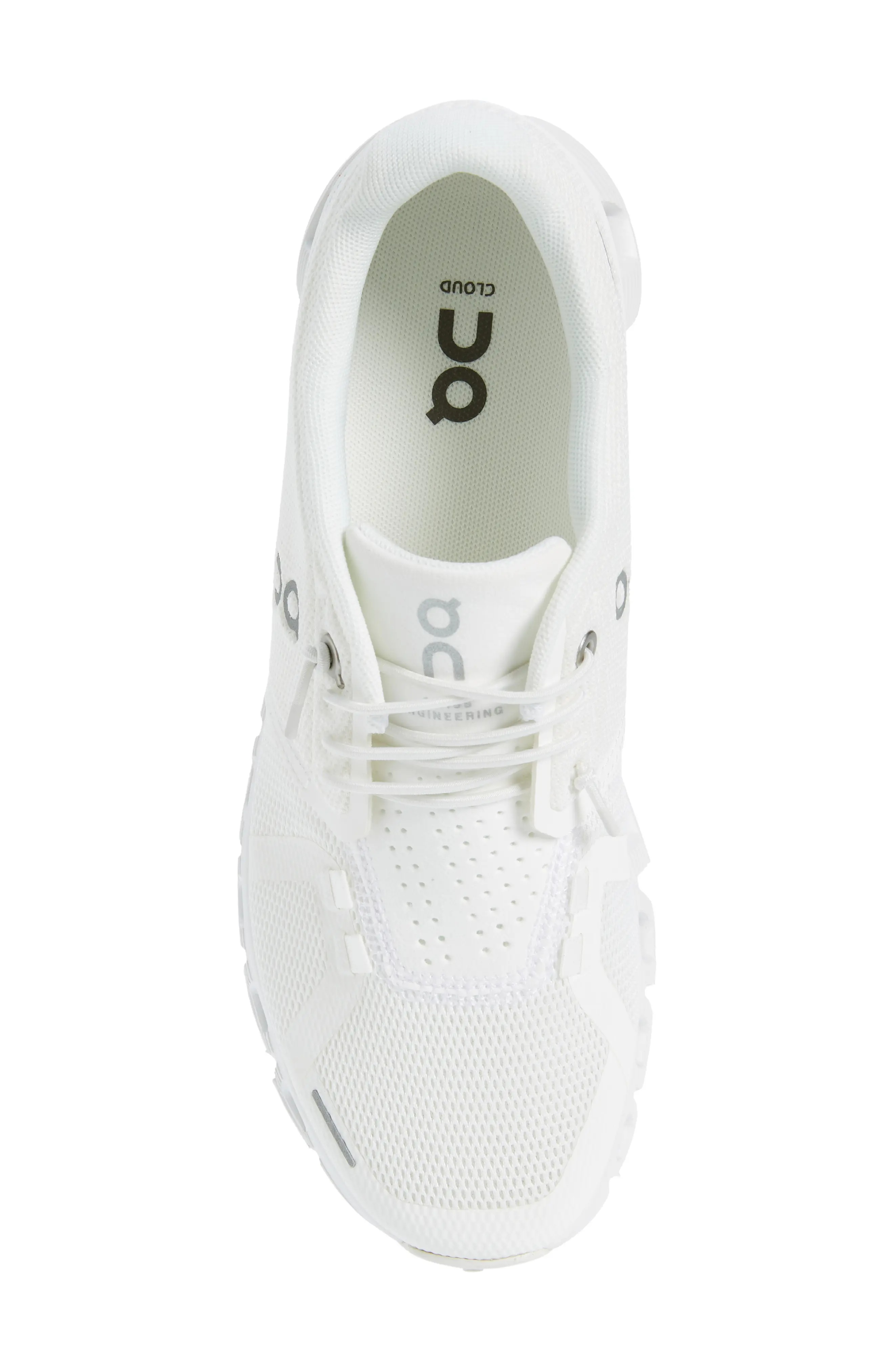 Cloud 5 Running Shoe in Undyed White/White - 5