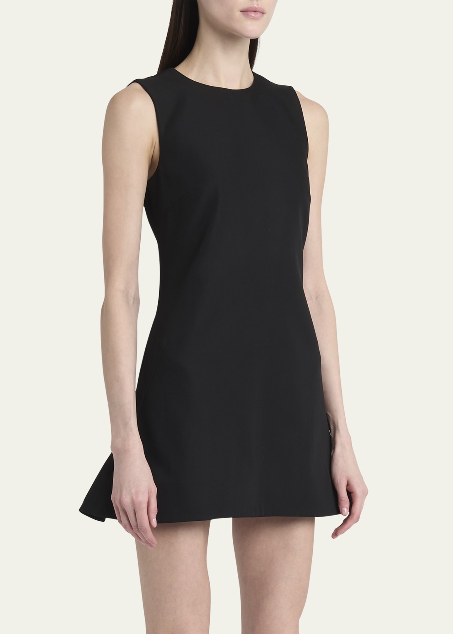 Flared A-Line Sleeveless Mini Dress - 4