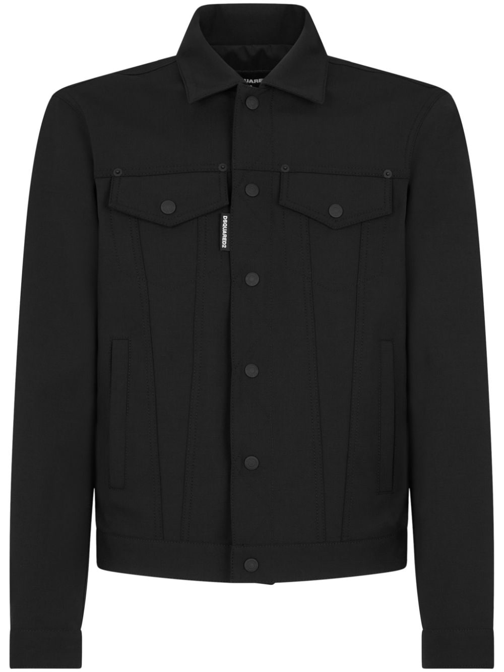 button-up shirt jacket - 1