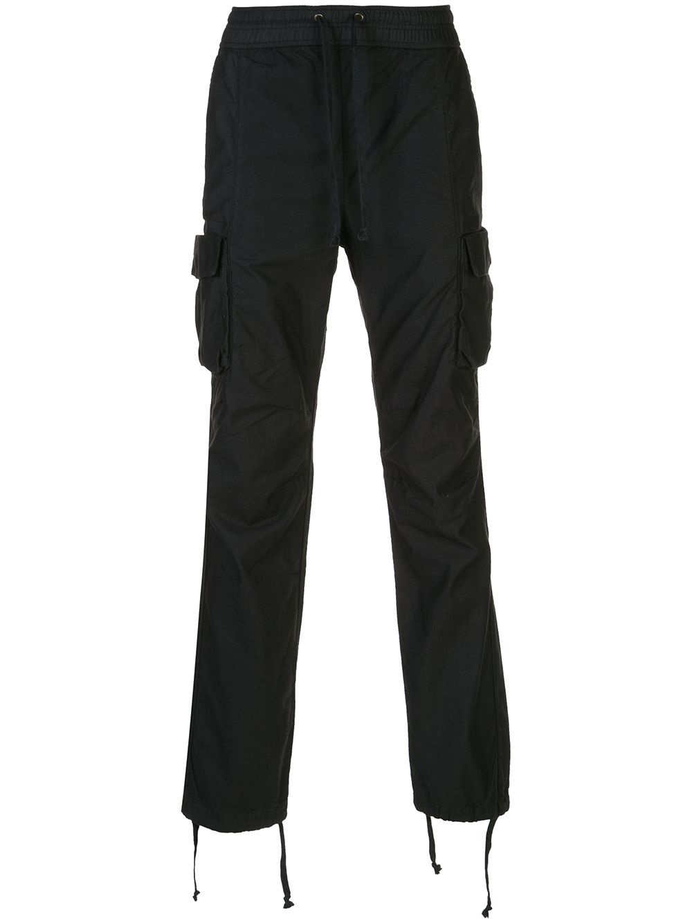 straight leg cargo trousers - 1