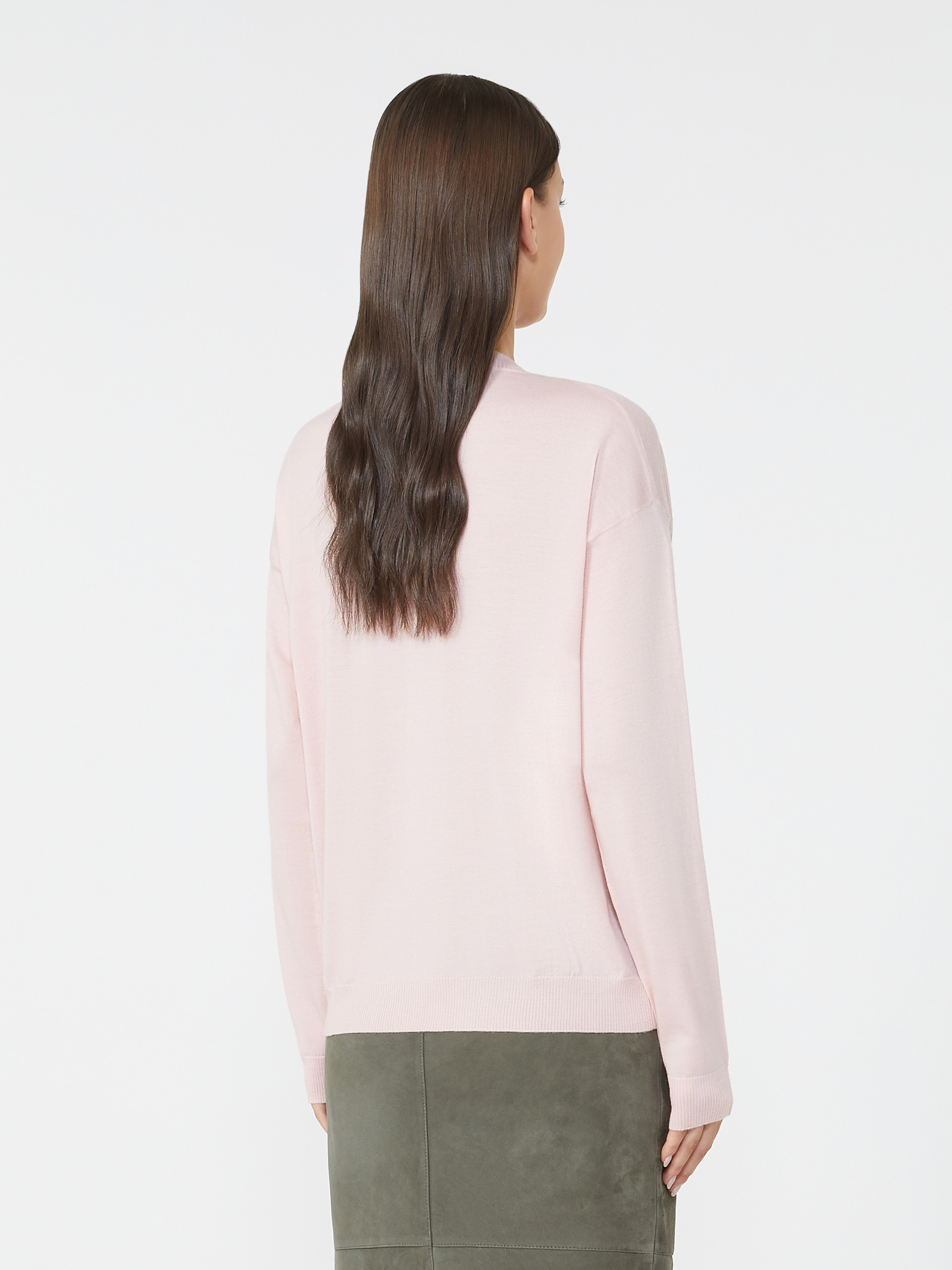 FIOCCHI Wool and cashmere V-neck jumper - 4
