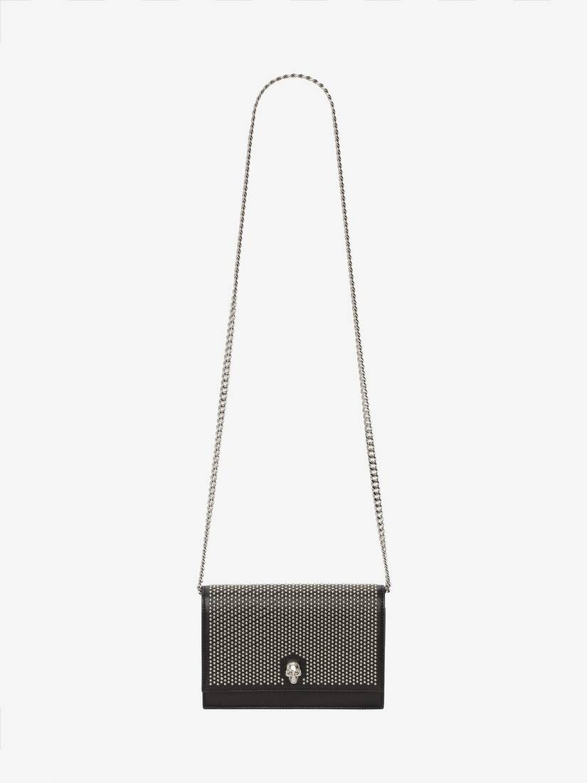 Women's Small Skull Bag in Black - 5