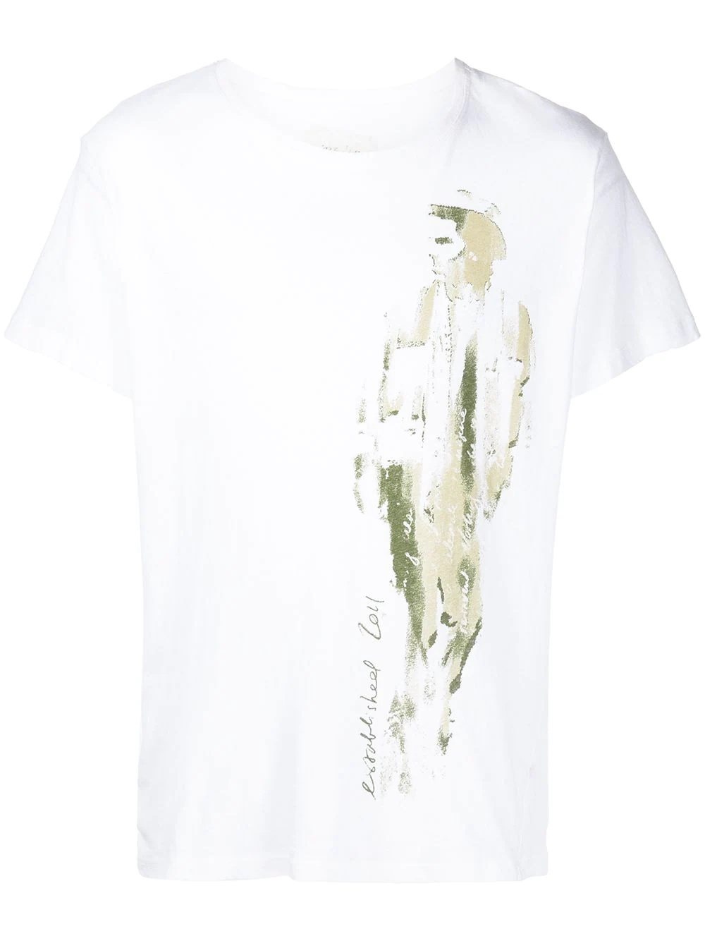 abstract-print T-shirt - 1