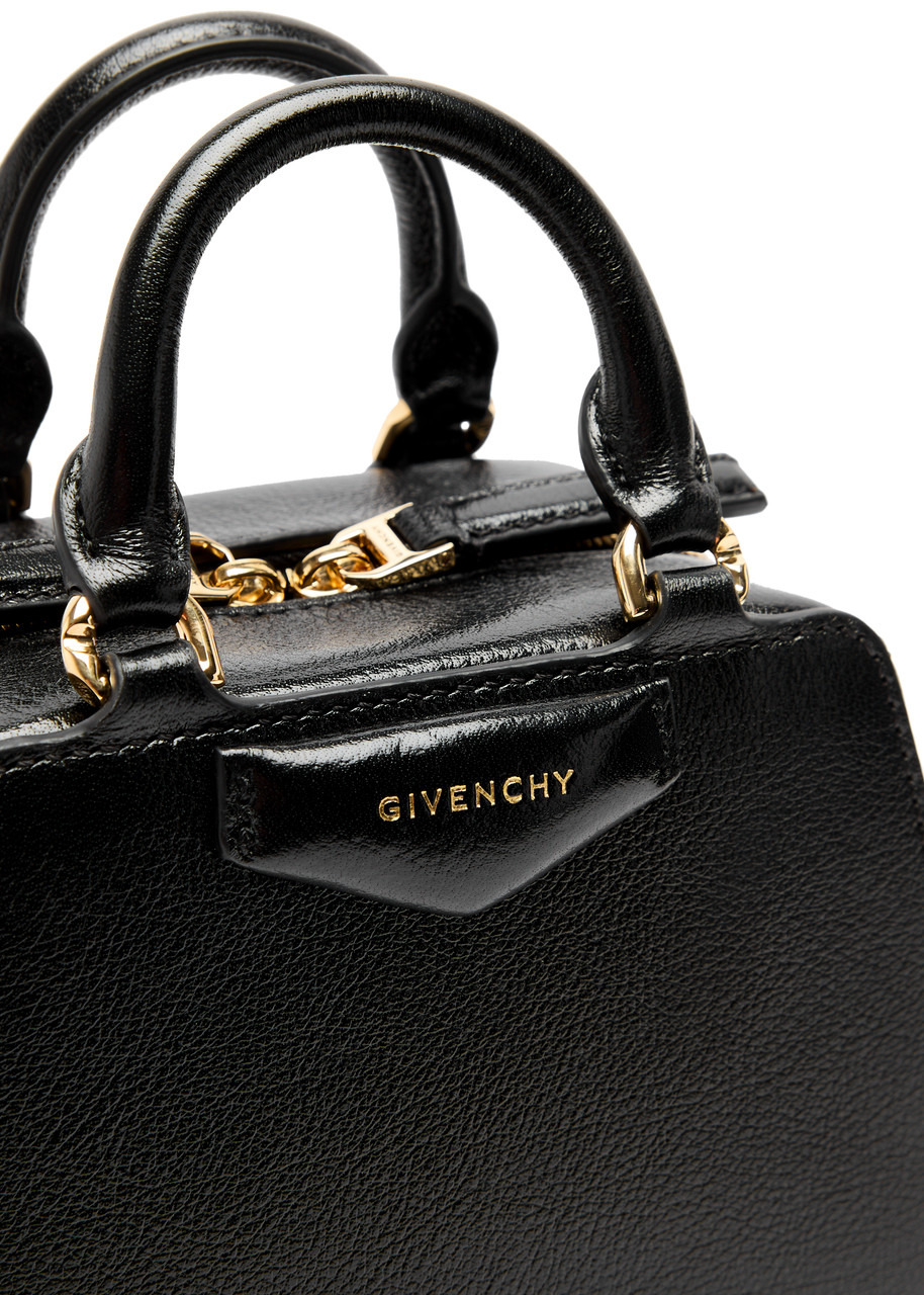 Antigona mini leather top handle bag - 3