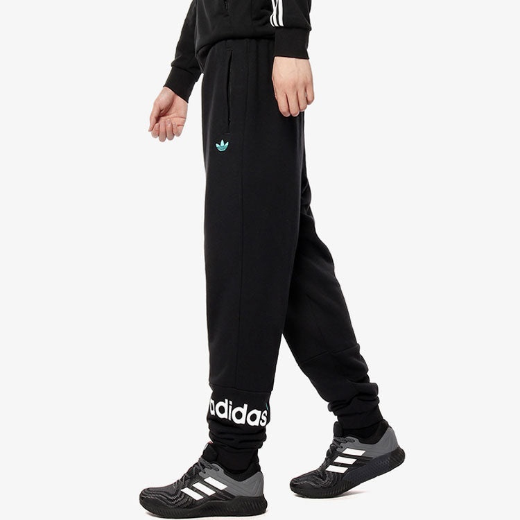 adidas Originals 90s Embroidery Joggers 'Black' FH7916 - 5