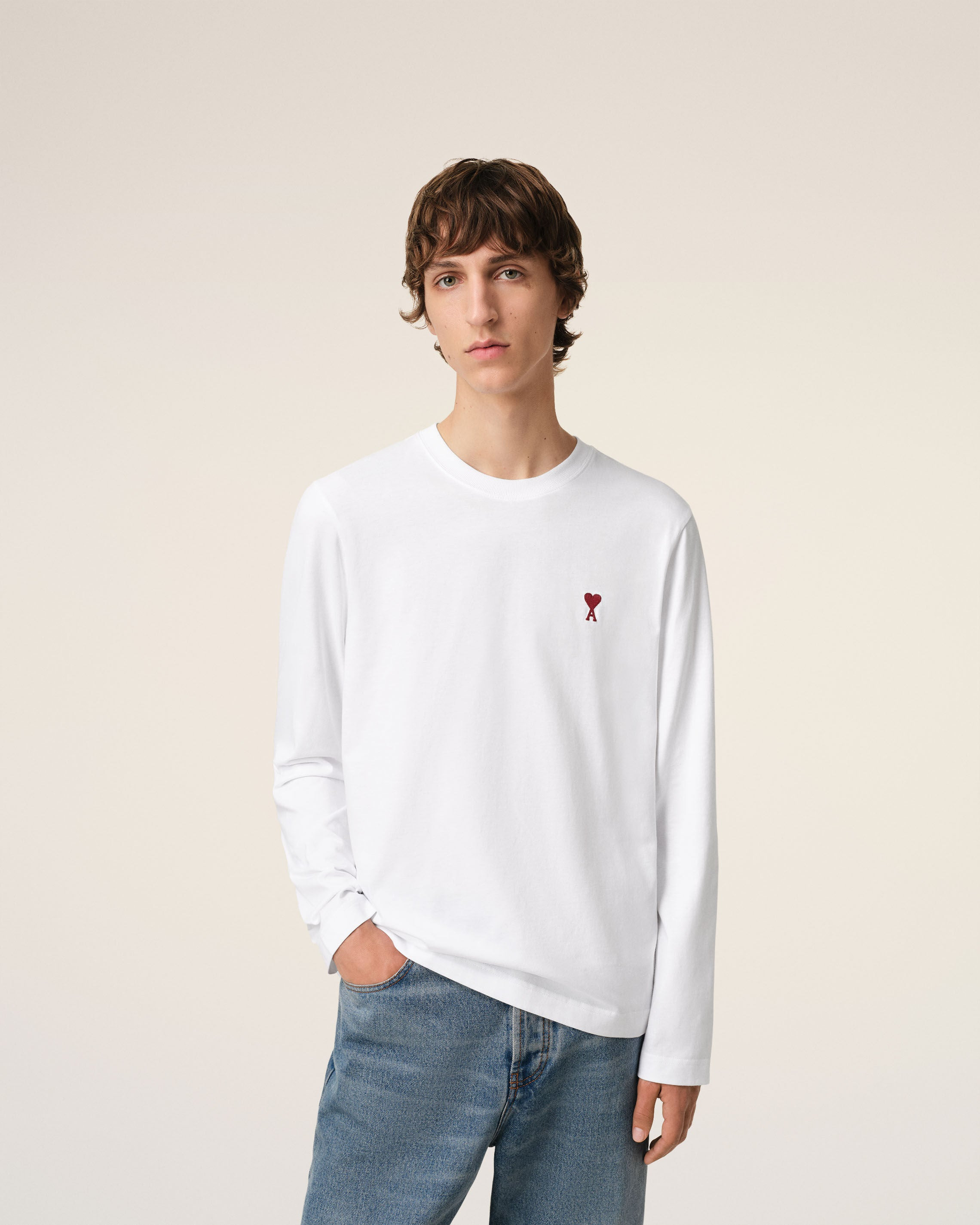 RED AMI DE COEUR LONG SLEEVES T-SHIRT - 3