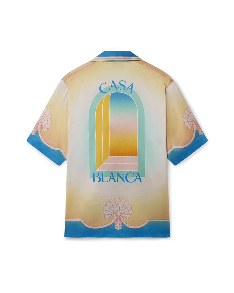 CASABLANCA L'Arc Coloré Silk Shirt | Casablanca Paris outlook