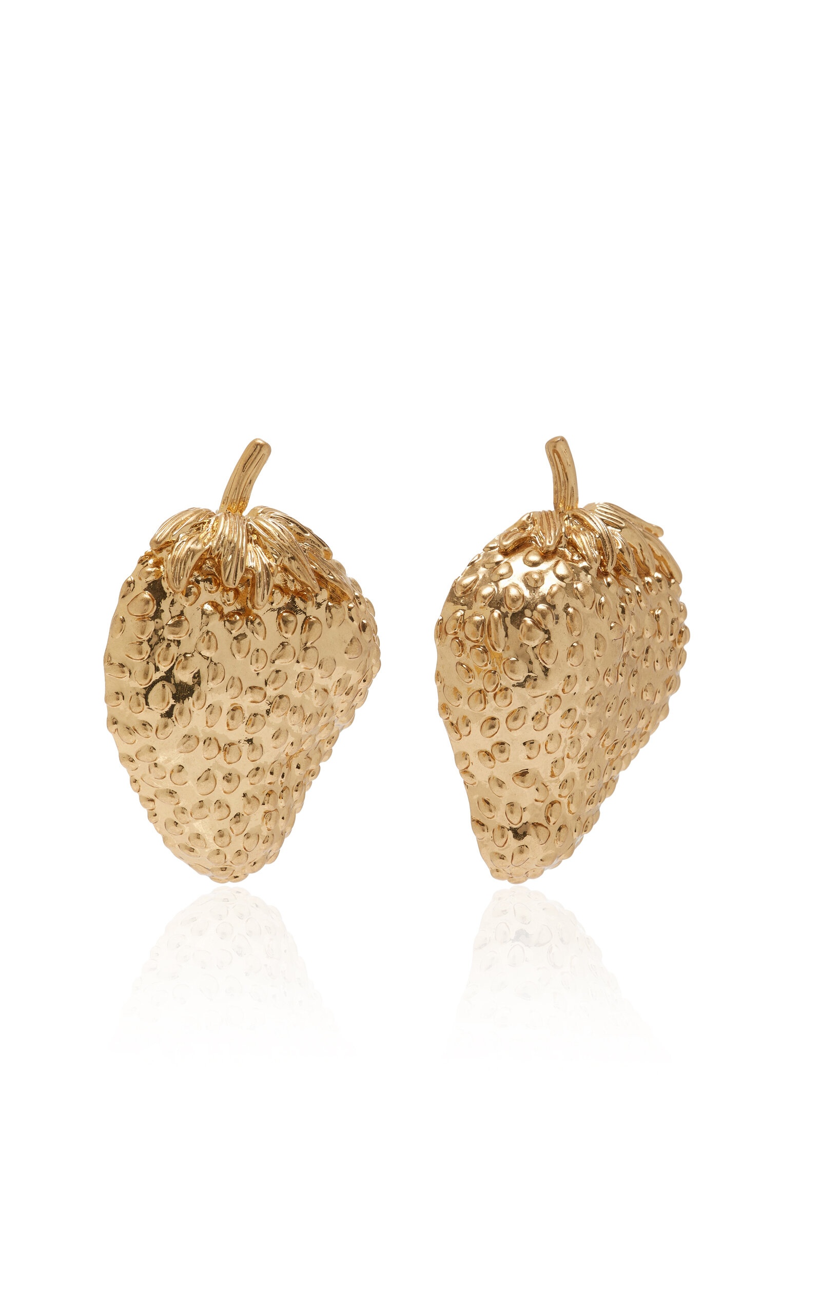 Strawberry Gold-Tone Earrings gold - 3