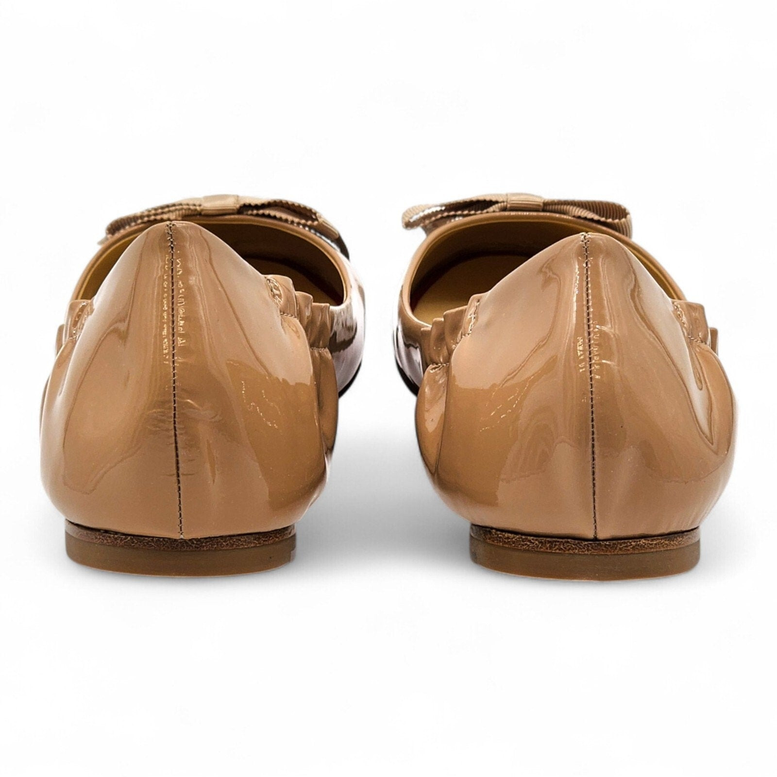 Christian Louboutin Gloriana Flat Patent Leather Ballet Flats Nude EU 41.5 US 11 - 5