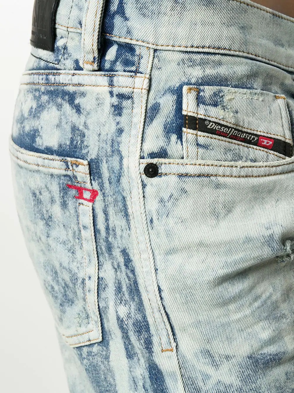 stonewashed D-Strukt jeans - 5