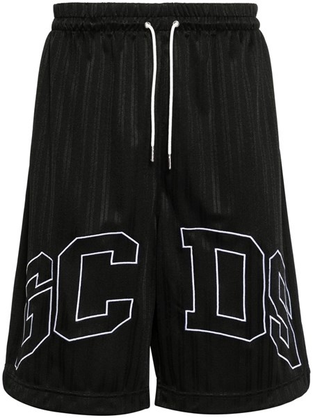 sports shorts with embroidered logo - 1