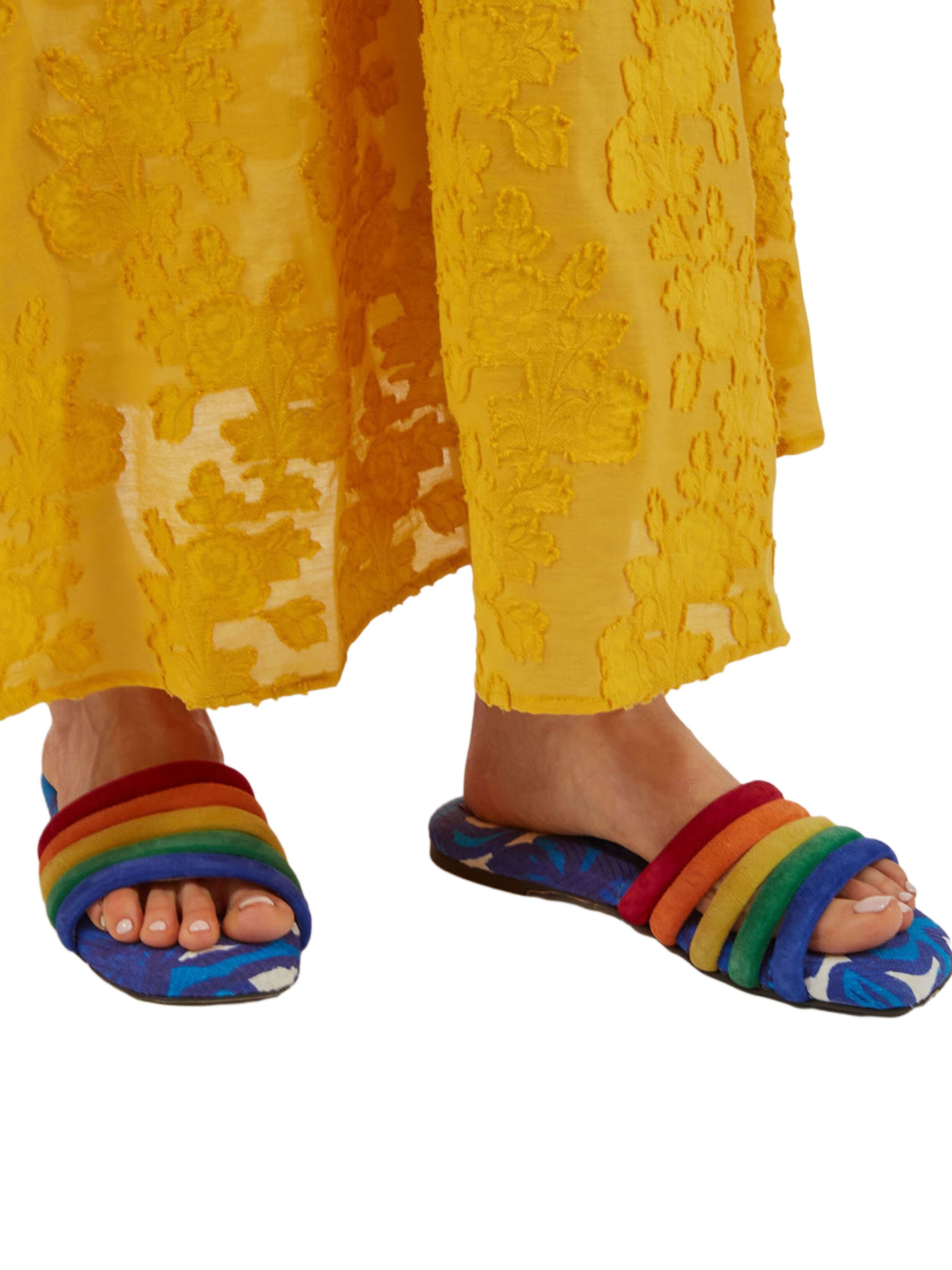 La DoubleJ Tones Slide Anemone Blue at Nordstrom - 3