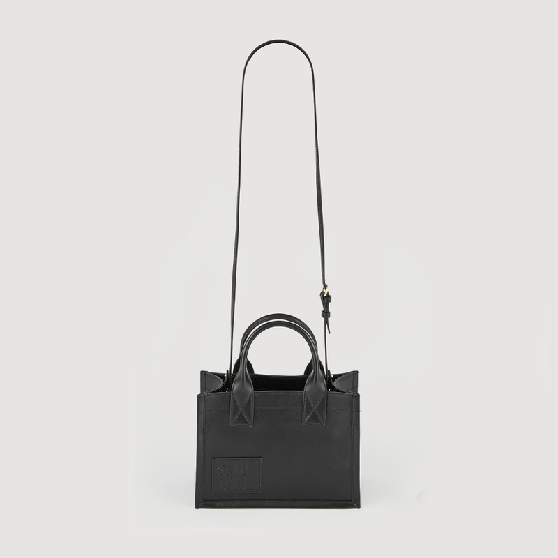 Small Kasbah tote in smooth leather 5