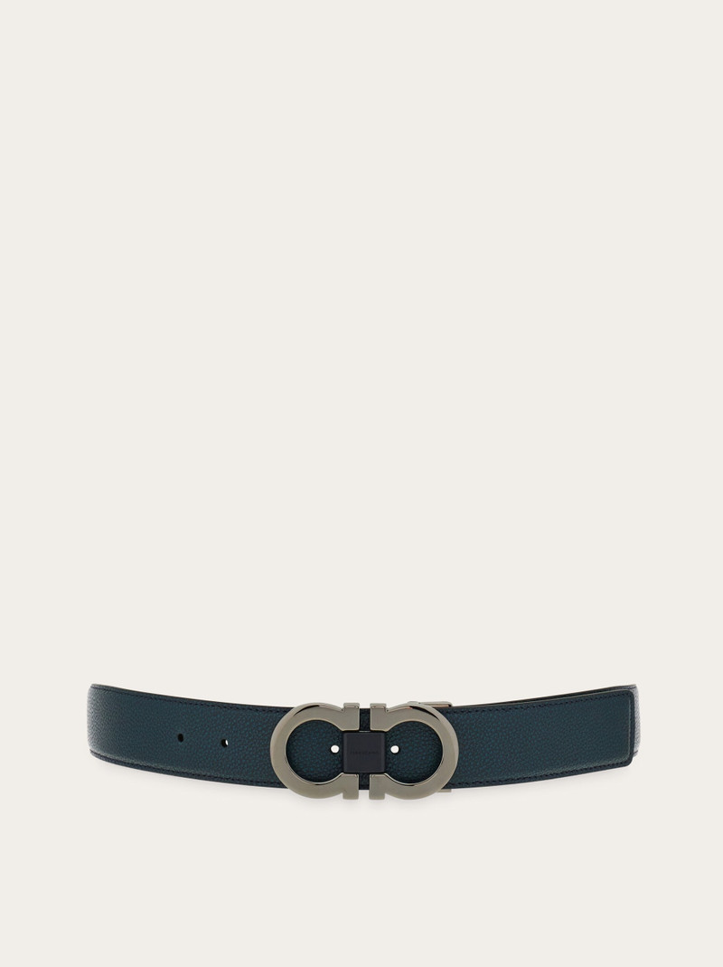 Reversible and adjustable Gancini belt 1
