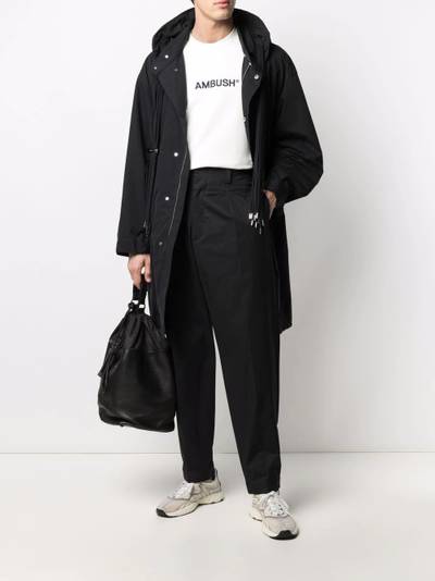 Ambush pleat detail tapered trousers outlook