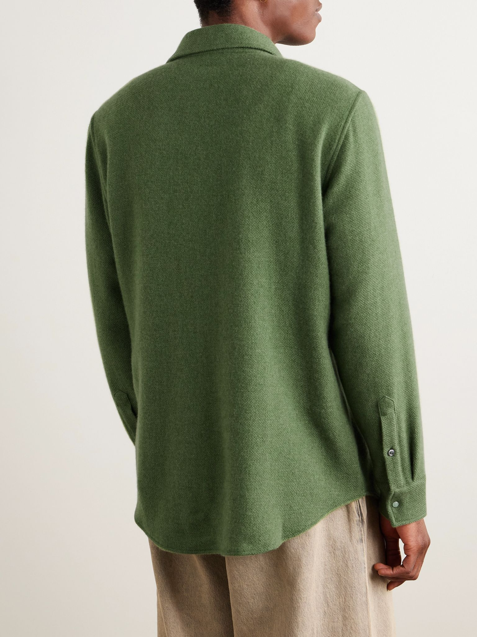 Cashmere Shirt Green - 3
