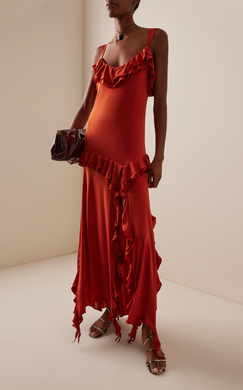 SIEDRÉS Exclusive Chilas Dress red outlook