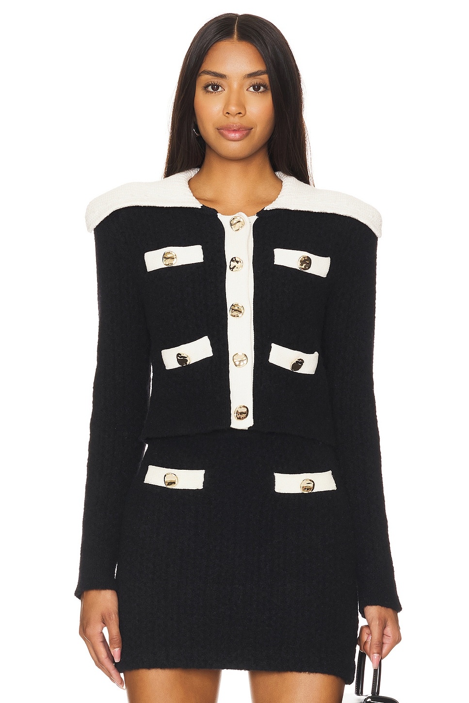 Cashmere Blend Cardigan - 1