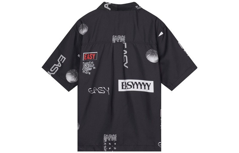 Nike Nike Basketball Sports lapel Short Sleeve Shirt Black DO4024-010 outlook