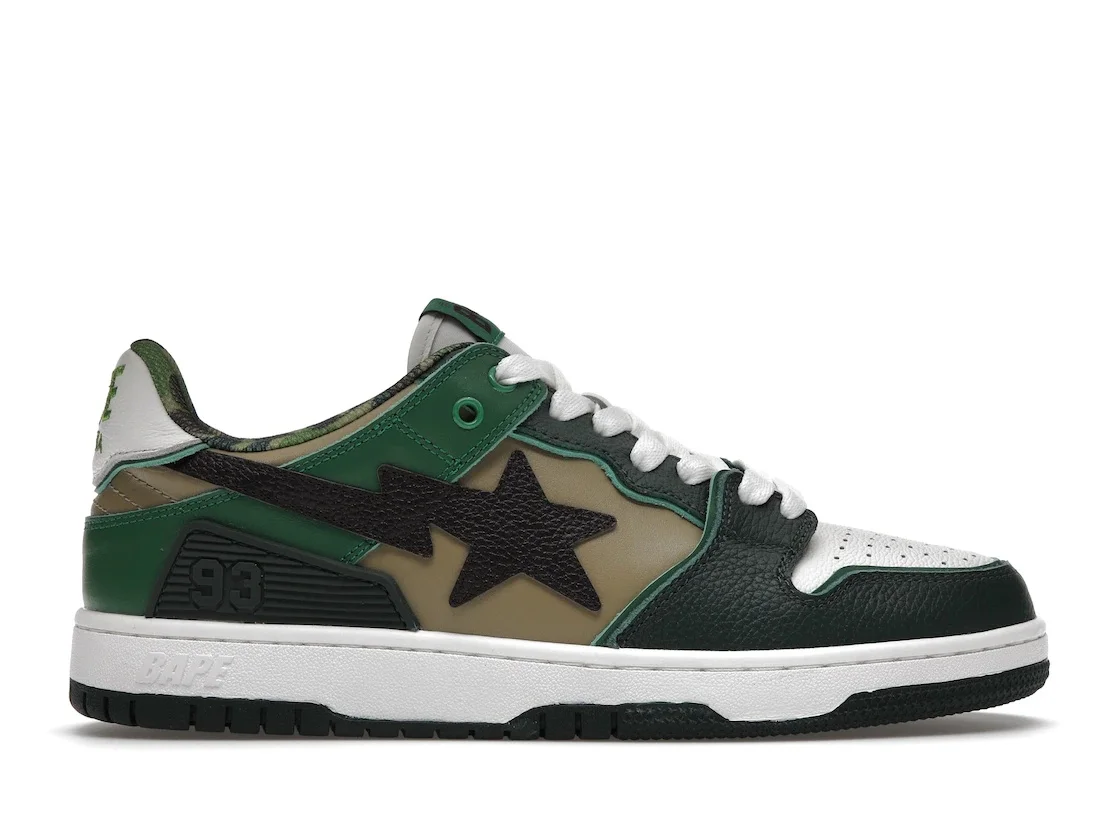 A Bathing Ape Bape SK8 Sta ABC Camo Green (2022) - 1