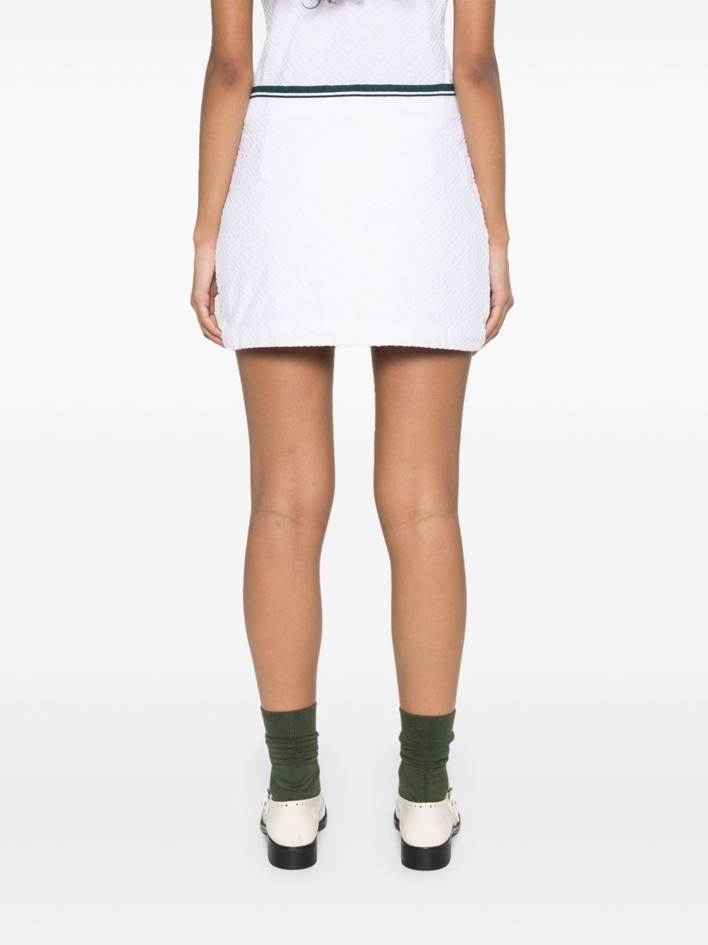 side-slit mini skirt - 4
