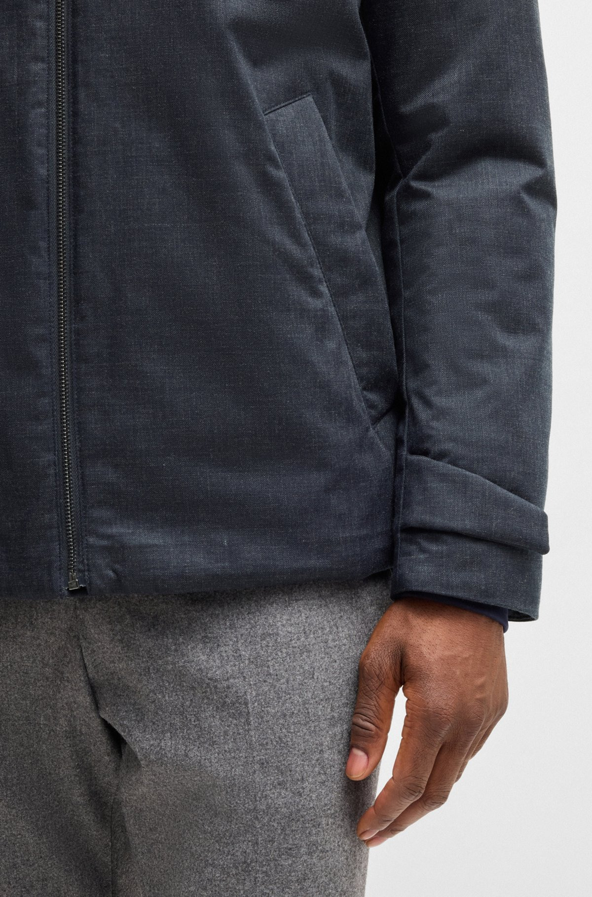 WATERPROOF JACKET IN A SLIM FIT - 5