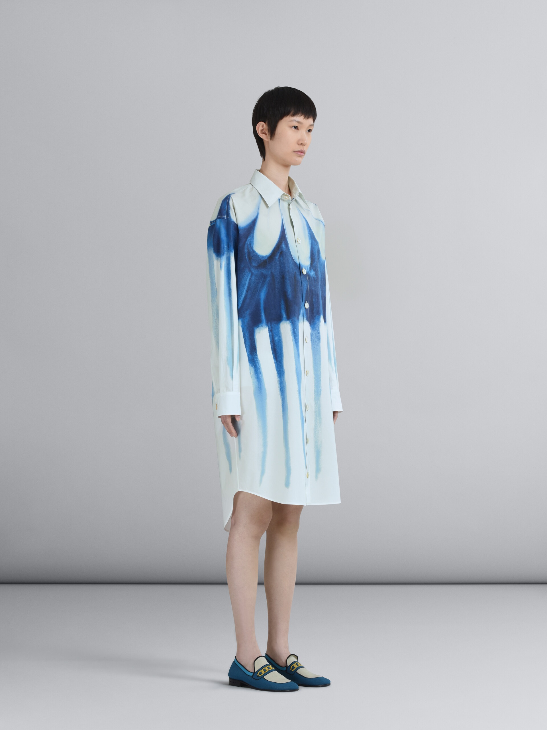 DRIPPING DAISY POPLIN CHEMISIER DRESS - 6