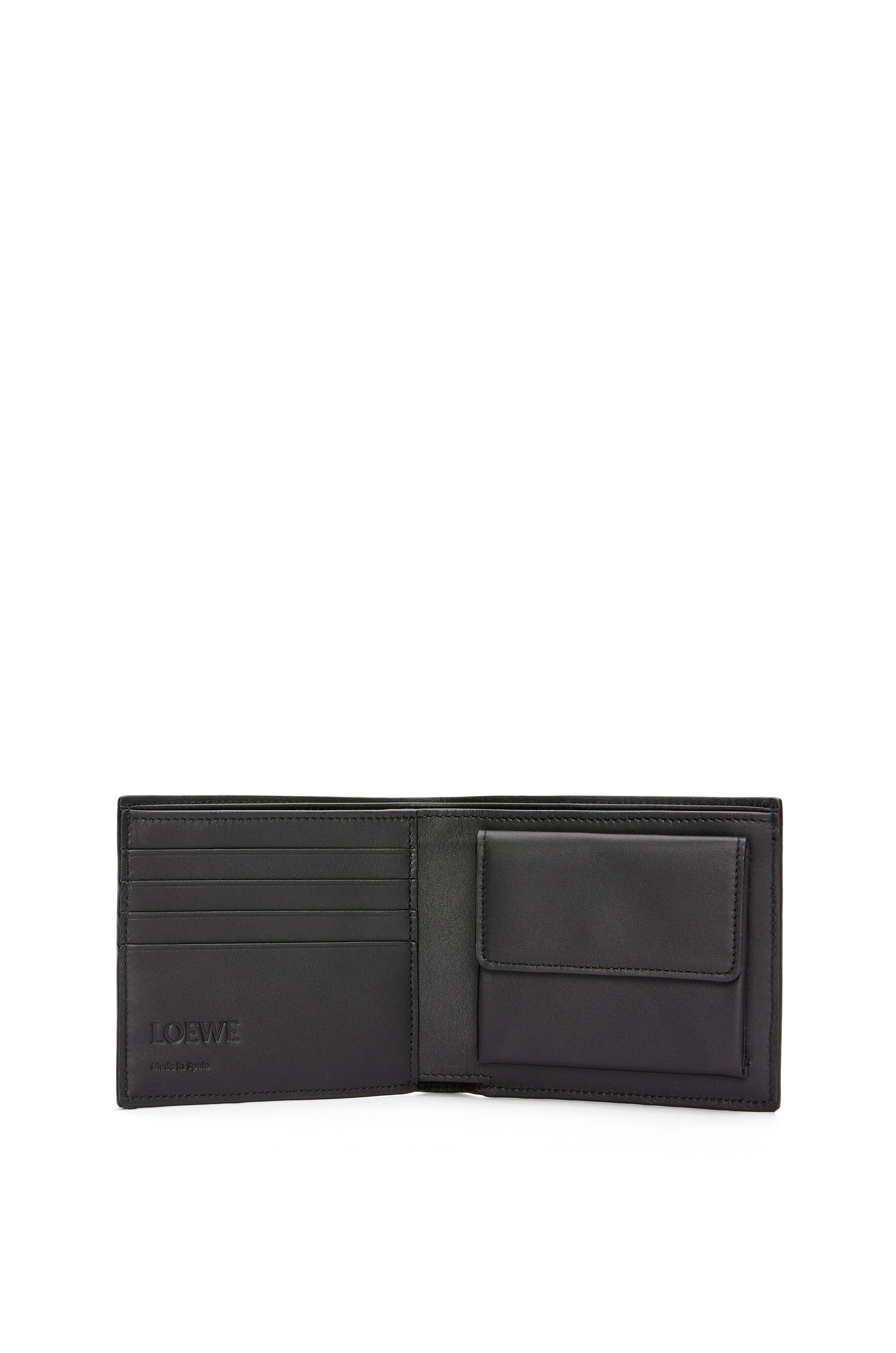 Bifold coin wallet in shiny calfskin - 2