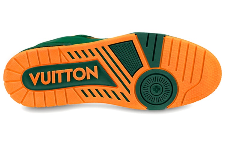 LOUIS VUITTON Trainers 'Orange Monogram with Green' 1A8WFP - 4