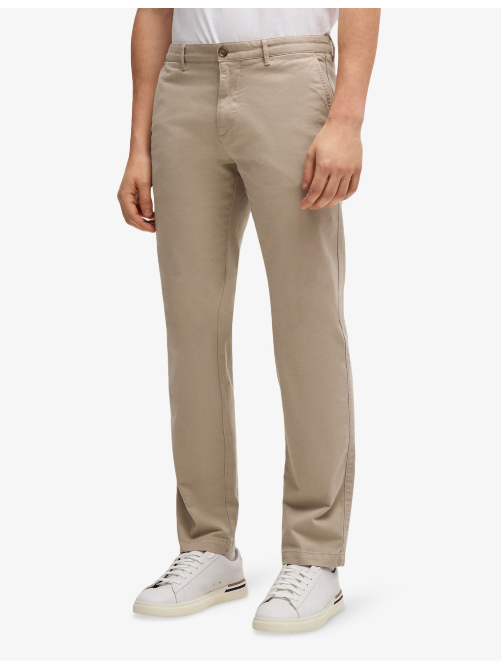 Slim-fit straight-leg stretch-cotton chinos - 3