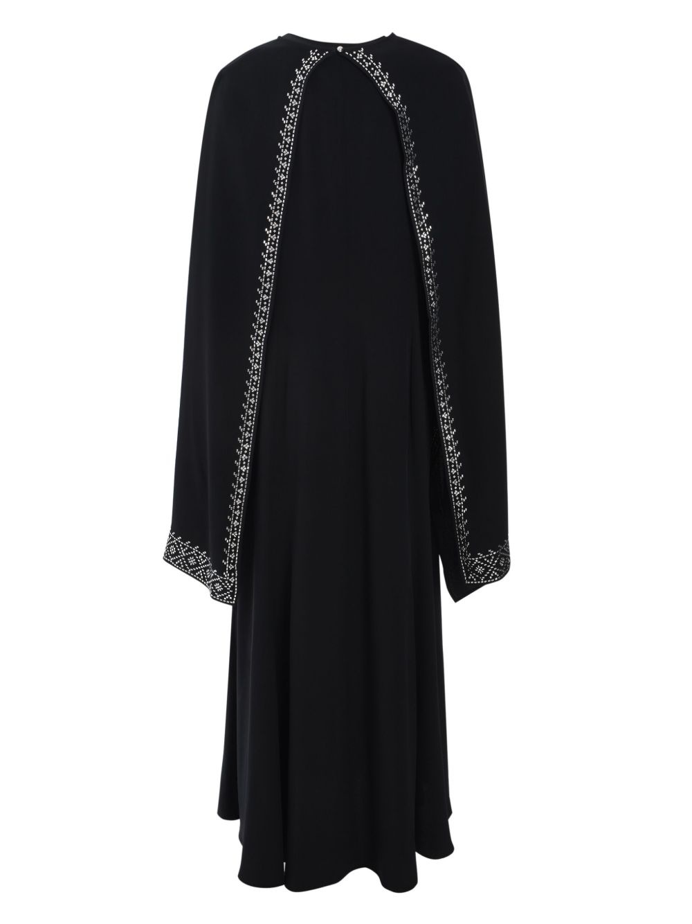 embroidered long dress - 2