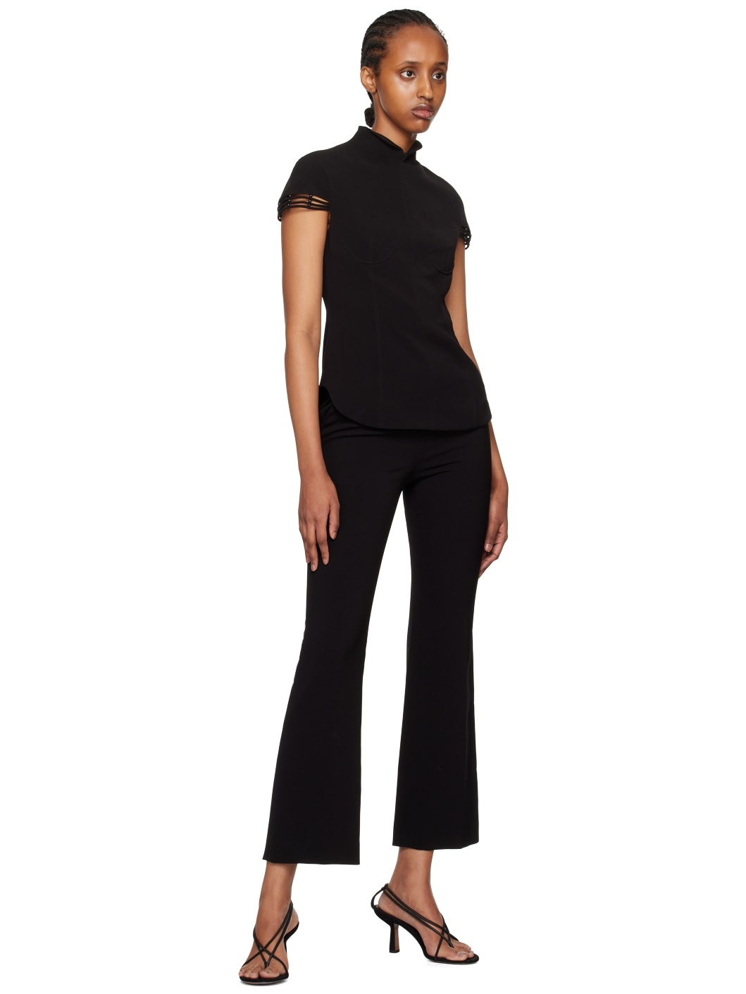 Black Basket Trousers - 4