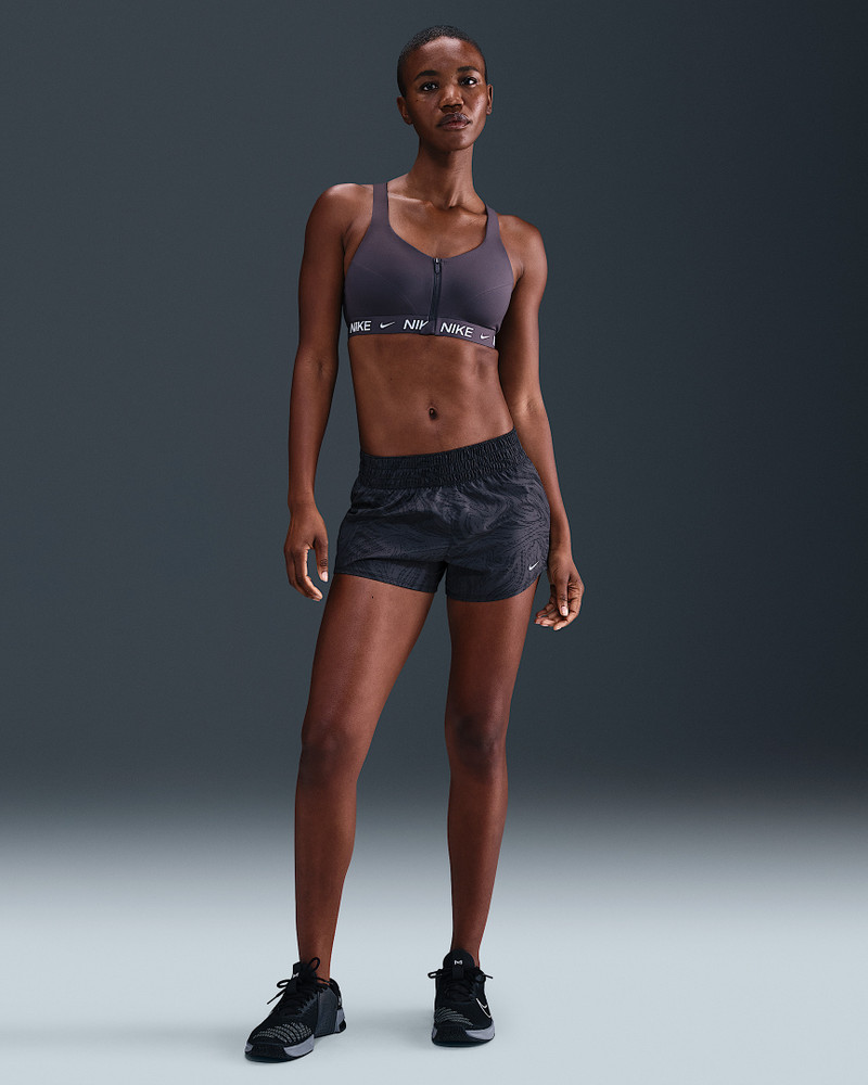 Nike One Women's Dri-FIT Mid-Rise 3" Brief-Lined Shorts 1