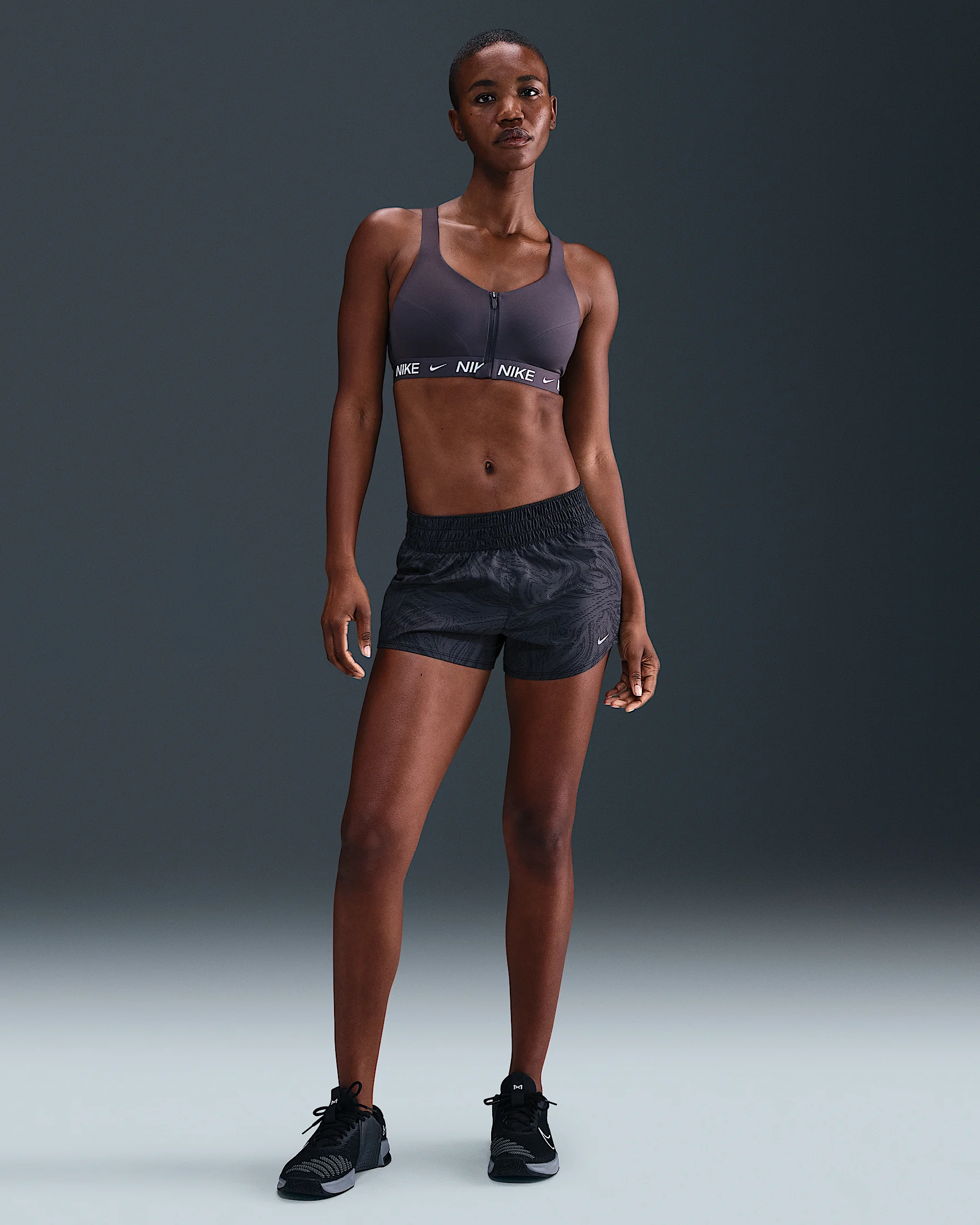 Nike One Women's Dri-FIT Mid-Rise 3" Brief-Lined Shorts - 1