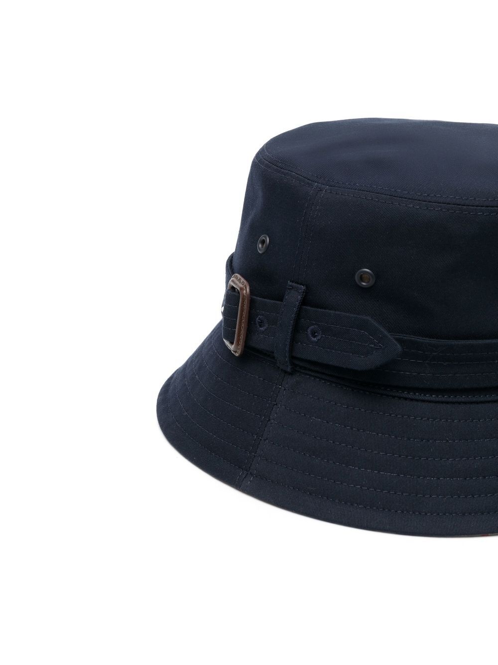 buckle-detail cotton bucket hat - 2