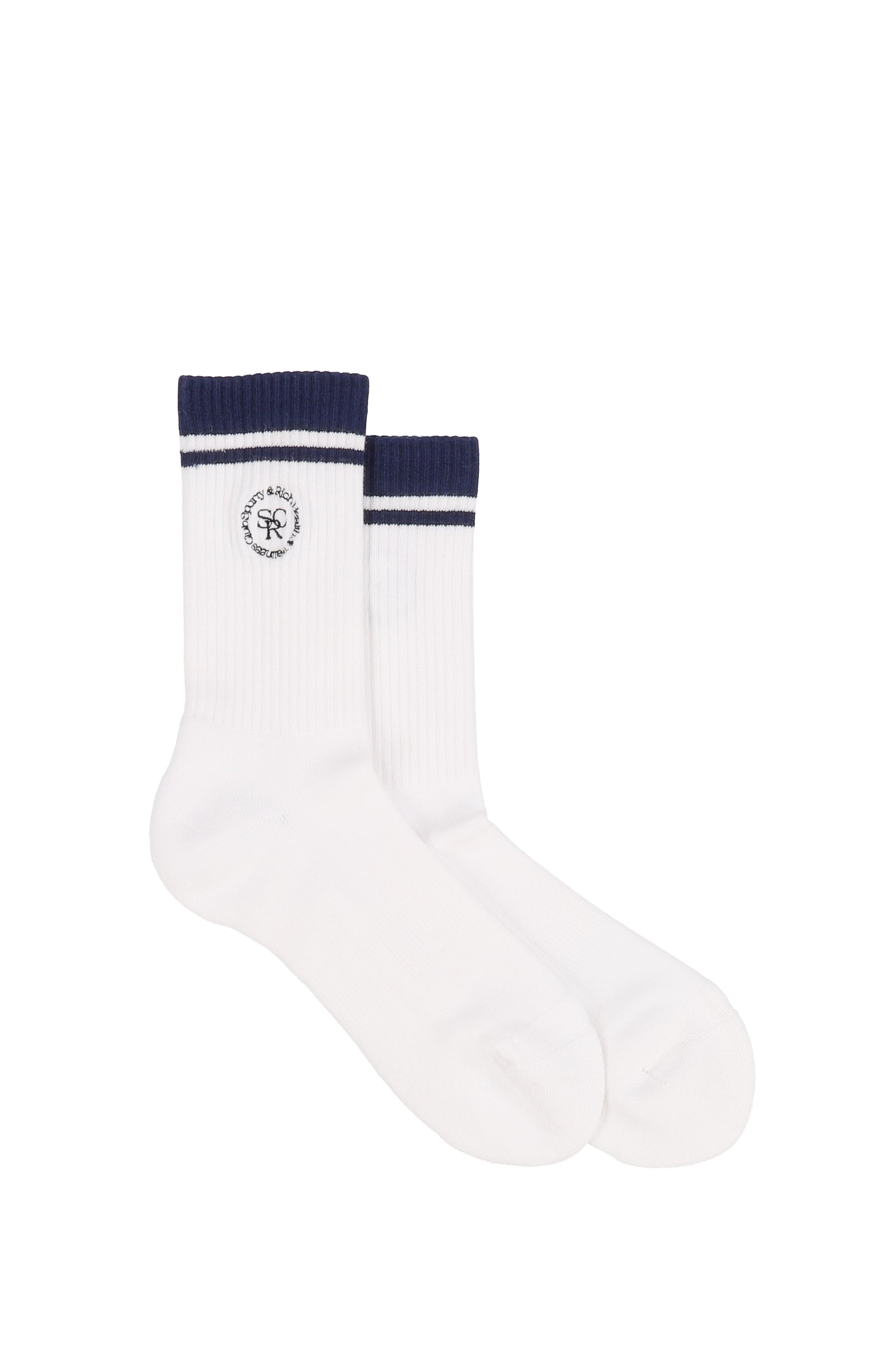 SRHWC SOCKS / WHT DARKNVY - 2